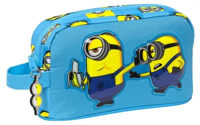 Productafbeelding van Lunchboxen, thermisch geïsoleerd, Minions, Minionstatic, blauw, 21,5 x 12 x 6,5 cm