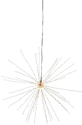 Produktbild von 3D-LED-Hängestern 'Firework', schwarz, 200 LED