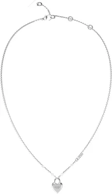 Produktbild von Damen Silber Guess Herz Halskette 45cm