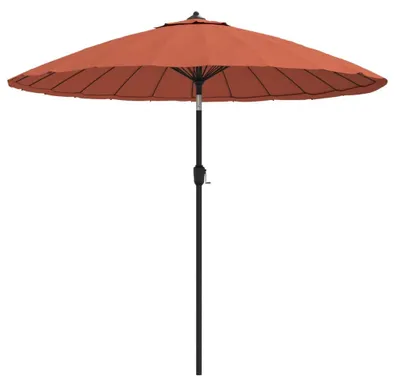 Produktbild von vidaXL Sonnenschirm mit Aluminium-Mast 250 cm Terrakotta