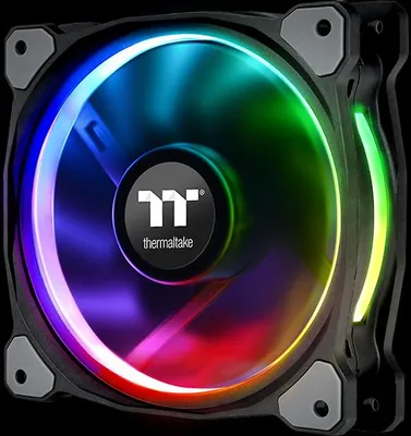 Zdjęcie produktu dla Thermaltake Riing Plus, Wentylator, 12 cm, 500 RPM, 1500 RPM, Wielobarwny