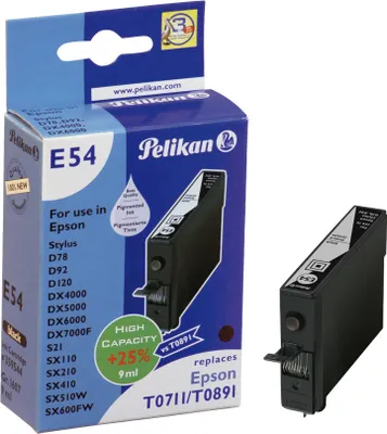 Produktbild von Pelikan E54, Schwarz, Tinte auf Pigmentbasis, 1 Stück(e)