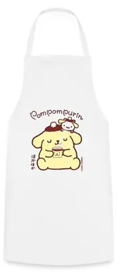 Produktbild von Spreadshirt Pompompurin Trinkt Kaffee Mit Muffin Kochschürze, One size, Weiß