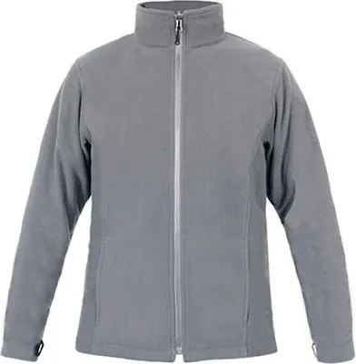 Produktbild von Leichte Fleece Jacke C+ Plus Size Herren, Stahlgrau, 5XL