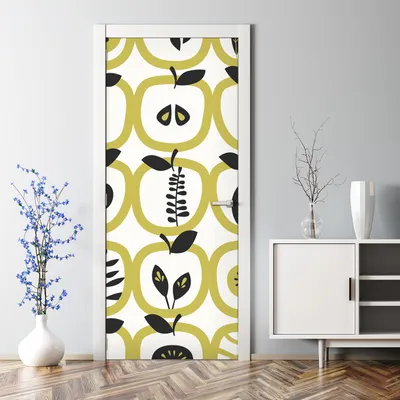 Produktbild von Dekorative Türposter selbstklebend Wandaufkleber Tür dekoration Fruchtabstraktion 85 x 200 cm