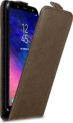 Zdjęcie produktu dla Cadorabo DE-125735, Samsung, Samsung Galaxy A6 PLUS 2018, Brązowy
