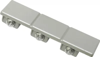 Produktbild von Endstück für Flächenvorhangschiene Atlanta silber 2 Stk.