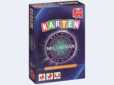 Produktbild von Jumbo Spiele 18179 - Wer Wird Millonär, Kartenspiel, farbig