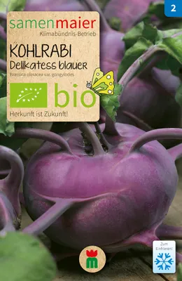 Artikelbild 1 von 'BIO Kohlrabi Delikatess blauer früh' aus der Kategorie Kohlrabisamen