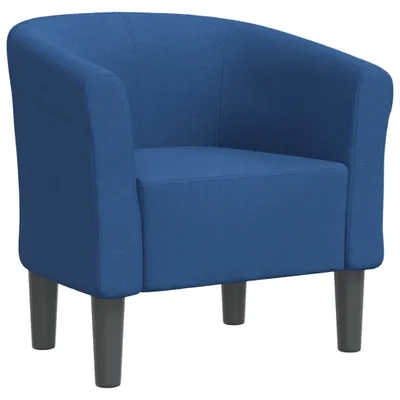 Produktbild von vidaXL Clubsessel Blau Stoff