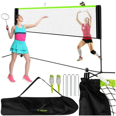 Obrázek produktu pro Přenosná nastavitelná sada sítí na volejbal, badminton a tenis