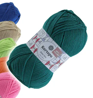 100g Strickgarn Kartopu BABY ONE petrol