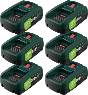 Obrázok produktu pre Náhradná batéria pre elektrické náradie, vysoká kapacita 3800 mAh, široká kompatibilita, 6BAT, 18 V-a