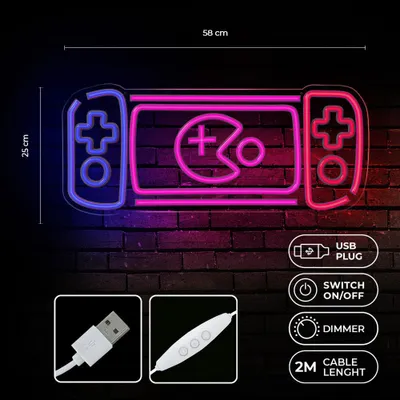 Produktbild von Forever Light NNE01, Leichte Dekorationsfigur, Blau, Pink, Rot, Polyvinylchlorid (PVC), Universal, LED, USB