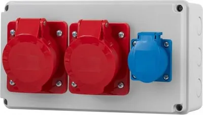 Immagine prodotto di Distributore orizzontale - Prese 2x32A/5P, 230V F3.1841