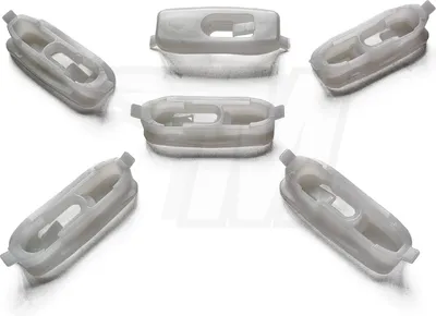 Produktbild von 30x Clip in Weiß für VW Audi Dach Zierleisten | 8D0853909B