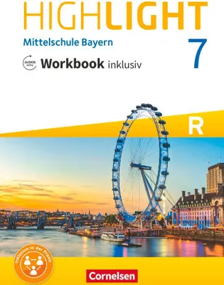 Produktbild von Highlight - Mittelschule Bayern - 7. Jahrgangsstufe - Workbook inklusiv mit Audios online