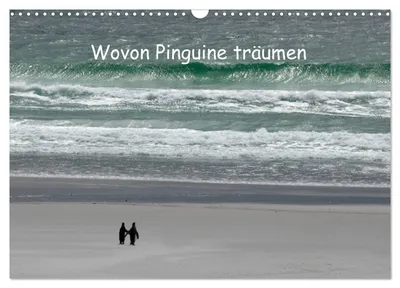 Produktbild von Wovon Pinguine träumen (Wandkalender 2027 DIN A3 quer), CALVENDO Monatskalender