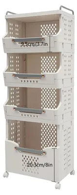 Produktbild von Wäschekorb Sortierer, Große Kapazität, Faltbares Design, WEISS