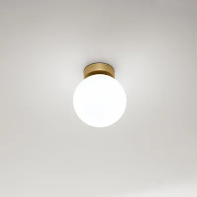Image de Applique contemporaine en métal Maga Gold 1 Light E14