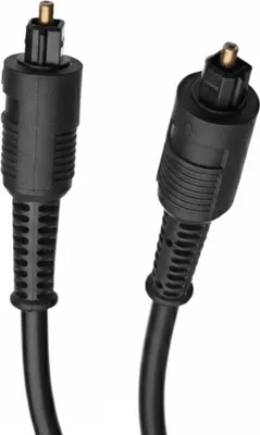 Produktbild von Force Power, Optisches Toslink-Audiokabel 1,2 m männlich zu männlich, Schwarz