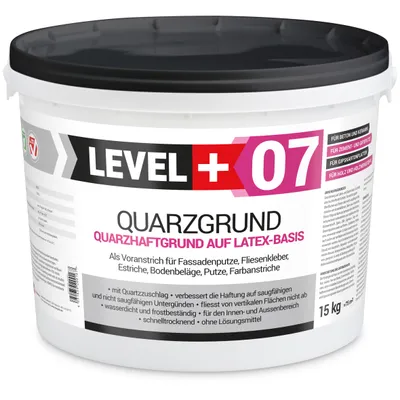 Obrázok produktu pre Quartz primer biely 15 kg Základný náter na štepenie Level+07