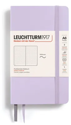 Produktbild von LEUCHTTURM1917 Notizbuch Pocket (A6), Softcover, Lilac, Dotted