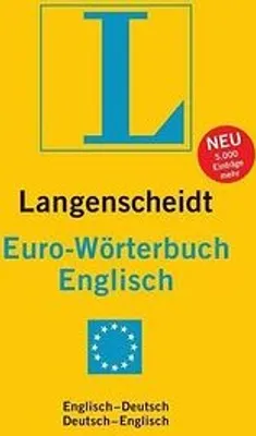 Produktbild von Langenscheidt Euro-Wörterbuch Englisch: Englisch-Deutsch/Deutsch-Englisch (Langenscheidt Euro-Wörterbücher)