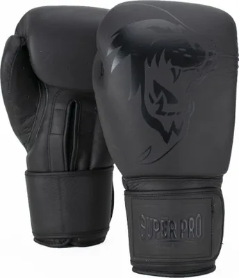 Immagine prodotto di Guantoni da boxe in pelle Super Pro Combat Gear Legend Grigio-12 oz