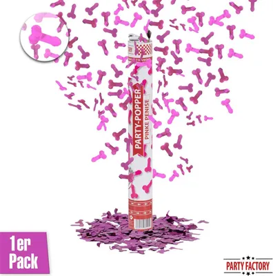 Produktbild von Party Popper 40cm Pinke Penis Penisse Konfettikanone Junggesellenabschied