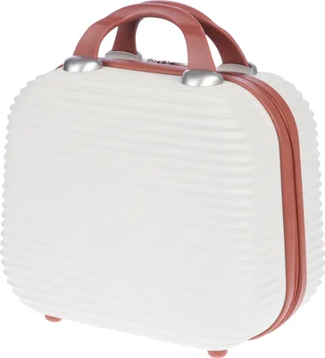 Produktbild von WEISSMANTEL 5er Koffer Set weiß Hartschalenkoffer Koffer Trolley Reisekoffer Kofferset XL mit Bordgepäck als Handgepäck Suitcase mit Dehnfalte