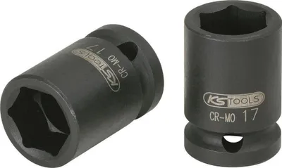 Produktbild von KS TOOLS 515.1032-E 1/2" Sechskant-Kraft-Stecknuss, kurz, 32mm, auf Hänger