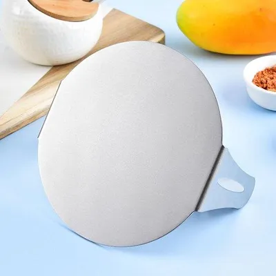 Productafbeelding van Unyqoos® RVS hamburgerpers, 14 cm – geschikt voor burgers, steaks en sandwiches, laserlasconstructie, vaatwasmachinebestendig en roestvrij
