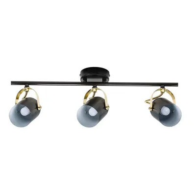 Produktbild von Nordlux Lotus Spot-Leuchte 3xE14 Schwarz/Messing 50120103