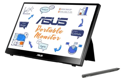 Obrázok produktu pre ASUS MB14AHD, 35,6 cm (14"), 1920 x 1080 px, Full HD, LCD, 5 ms, Čierna