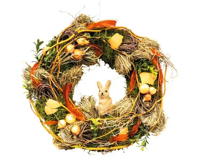 Produktbild von Osterdeko Türkranz Ø 30 cm mit Hase