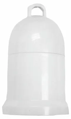 E27 Lampenfassung, weiß, für Innen & Außen, 1 Stück