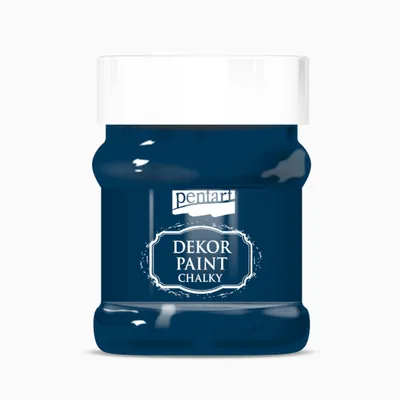 Obrázek produktu pro PENTART Dekorativní barva křídová, 230 ml, tmavě modrá