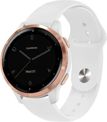Obrázek produktu pro Huawei Watch GT 4 41 mm, Garmin Vivomove 3s 39 mm, Garmin Vivoactive 4s 40 mm, Garmin Vivoactive 3s, Garmin Venu 3S, Garmin Venu 2s 40 mm, Fossil Gen 6 42 mm, Fossil Gen 5e 42 mm Řemínek: silikonový řemínek imoshion s kulatou sponou