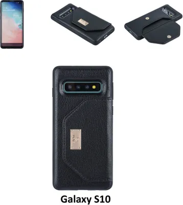 Zdjęcie produktu dla Pokrowiec na tył Galaxy S10 - czarny