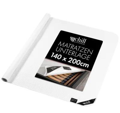Obrázok produktu pre Solidchoice – Ochranná podložka na matrac, 140 x 200 cm, s protišmykovou spodnou stranou