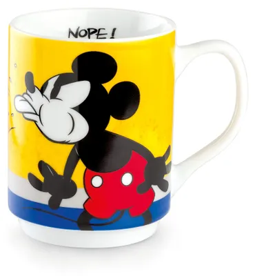 Mickey-Tasse aus Porzellan, 350 ml, spülmaschinen- & mikrowellengeeignet