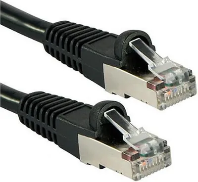 Produktbild von Lindy 47184, 15 m, Cat6a, S/FTP (S-STP), RJ-45, RJ-45, Schwarz