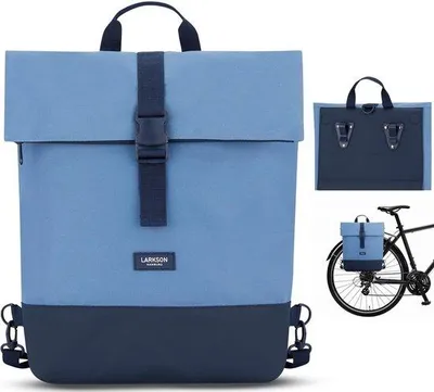 Produktbild von Famanu Fahrradtasche wasserdicht - Blau, vielseitig einsetzbar