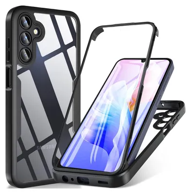 Immagine prodotto di Per Samsung Galaxy A15 Copertura completa 360 gradi acrilico ibrido TPU custodia protettiva