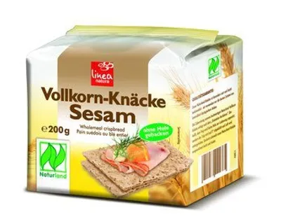Obrázok produktu pre Celozrnný chlieb - Sezam Naturland 200g