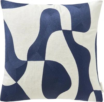 Immagine prodotto di Tom Tailor copricuscino decorativo senza imbottitura Organical colore navy dimensioni 45x45