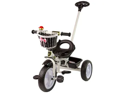 Produktbild von LEAN Trike Dreirad PRO100 Schwarzer Korb EVA-Räder
