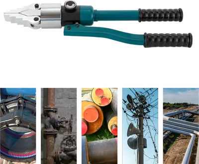 A collage of images showing industrial equipment and infrastructure.