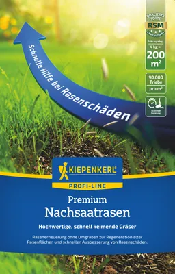 Produktbild von Kiepenkerl Nachsaat Rasensamen Complete für 200 m² 4 kg